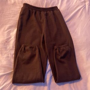 SHEIN Brown Women Sweatpants